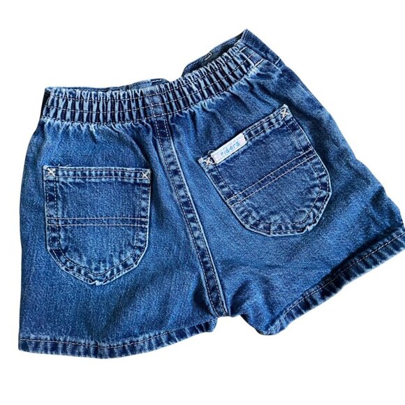 Vintage Riders Emboidered Medium Wash Jean Shorts - Picture 3 of 5